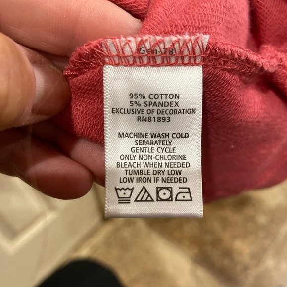 Denim & Company Melon Color Sweater - Picture 5 of 5